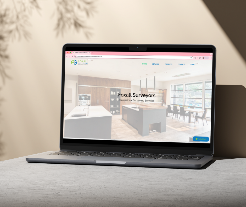 Foxall Surveyors website